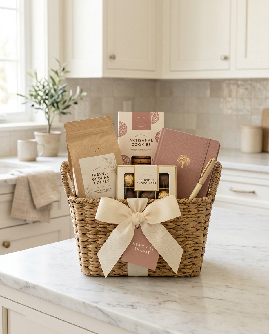 Coffee & Little Notes — gift basket by Jennifer's Gift Baskets